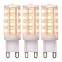 3x G9 - Led lamp - Ø 1,6 cm - LED Dimb. - G9 - 3,5W 2700K - Wit