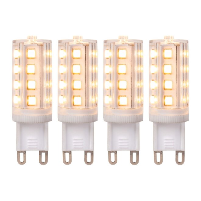 4x G9 - Led lamp - Ø 1,6 cm - LED Dimb. - G9 - 3,5W 2700K - Wit