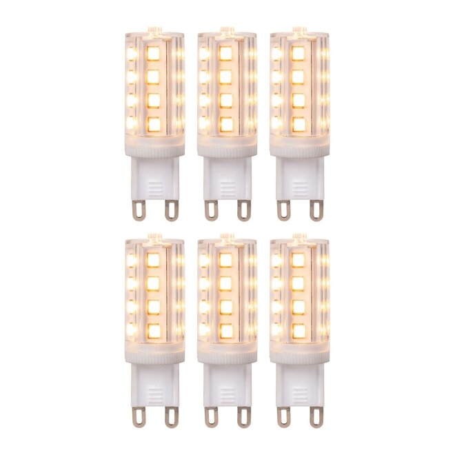 6x G9 - Led lamp - Ø 1,6 cm - LED Dimb. - G9 - 3,5W 2700K - Wit