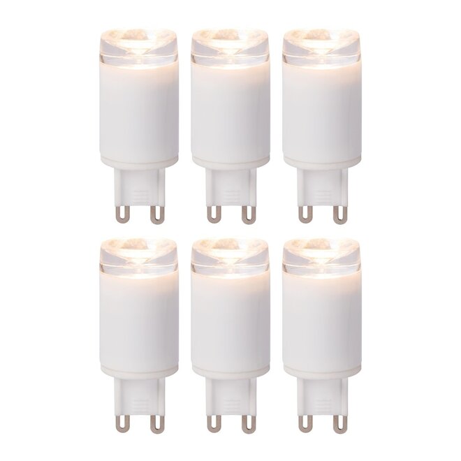 6x G9 - Led lamp - Ø 2,1 cm - LED Dimb. - G9 - 3W 2700K - Wit