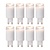 8x G9 - Led lamp - Ø 2,1 cm - LED Dimb. - G9 - 3W 2700K - Wit