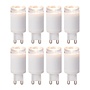 8x G9 - Led lamp - Ø 2,1 cm - LED Dimb. - G9 - 3W 2700K - Wit