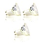3x Lichtbron LED GU10 dimbaar Ø5cm - transparant glas