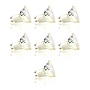 7x Lichtbron LED GU10 dimbaar Ø5cm - transparant glas