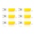 6x Lichtbron LED G9 dimbaar - transparant glas