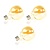 3x Lichtbron LED [G95] filament bol Ø9,5cm - amber glas