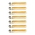 7x Lichtbron LED [T32] filament buis 18,5cm - amber glas