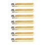 7x Lichtbron LED [T32] filament buis 18,5cm - amber glas