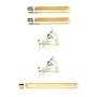 Lichtbronset 2x buis 18,5cm T32 + 2x GU10 Ø5cm + 1x buis 30cm T32 - Alaska