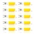 10x Lichtbron LED G9 dimbaar - transparant glas
