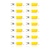 14x Lichtbron LED G9 dimbaar - transparant glas