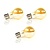 3x Lichtbron LED [A60] filament peer - amber glas