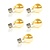5x Lichtbron LED [A60] filament peer - amber glas