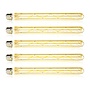5x Lichtbron LED [T32] filament buis 30cm - amber glas