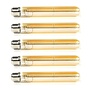 5x Lichtbron LED [T32] filament buis 18,5cm - amber glas