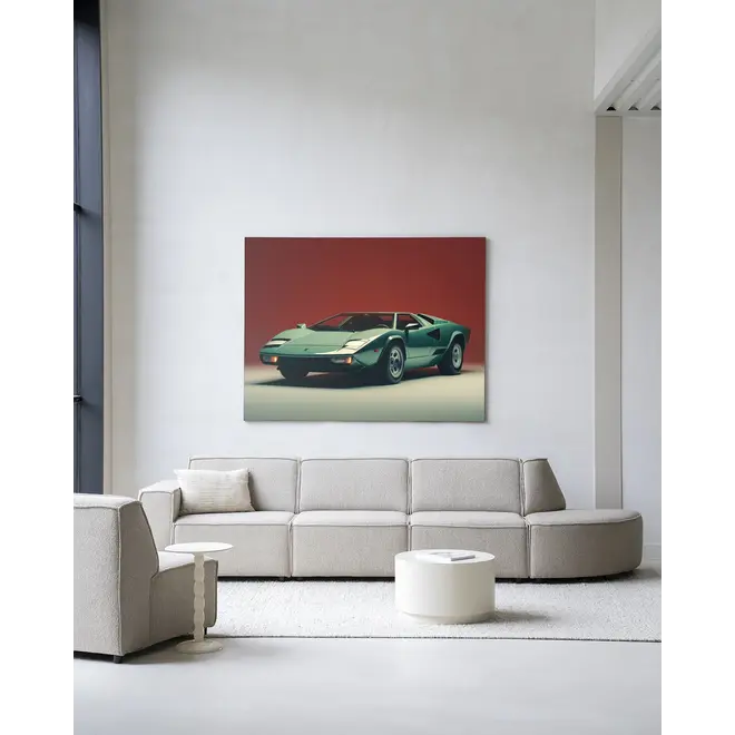 Urban Cotton Wandkleed Vintage Lamborghini