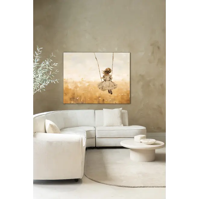 Urban Cotton Wandkleed Swinging Girl
