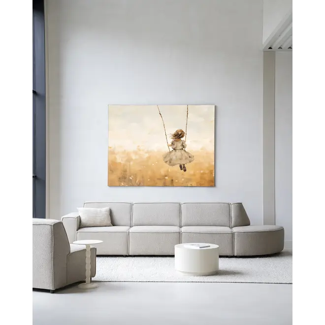 Urban Cotton Wandkleed Swinging Girl