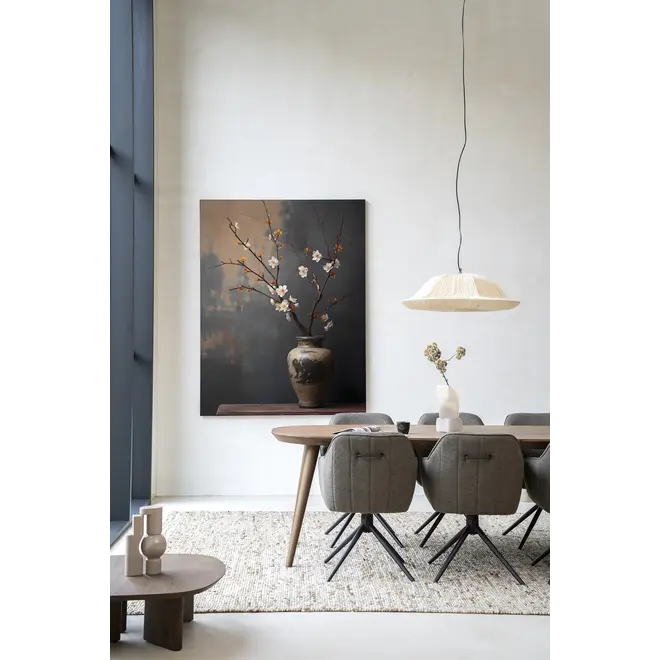 Urban Cotton Wandkleed Dark Blossom Vase