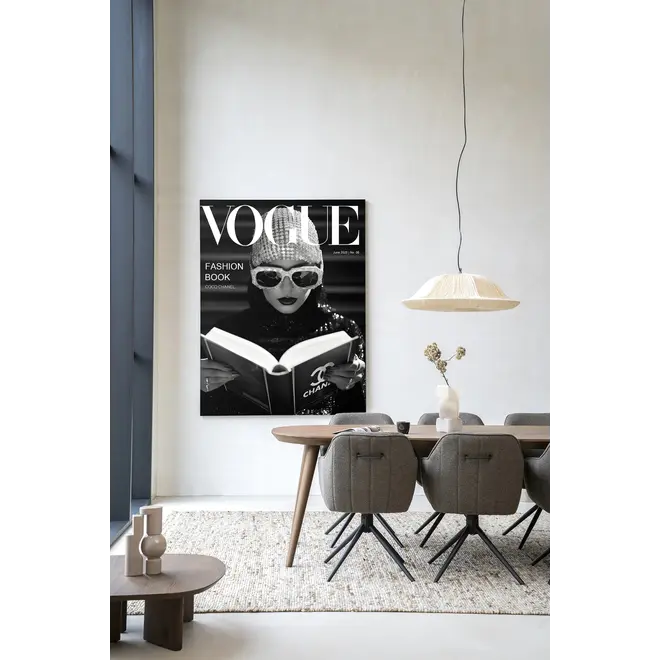 Urban Cotton Wandkleed Fashion Book Black
