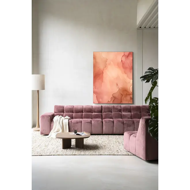 Urban Cotton Wandkleed Flowing Pink