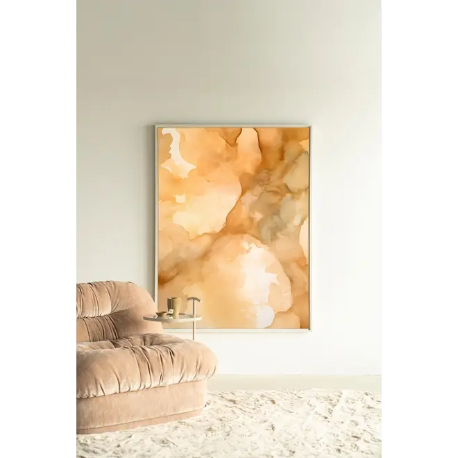 Urban Cotton Wandkleed Liquid Cinnamon