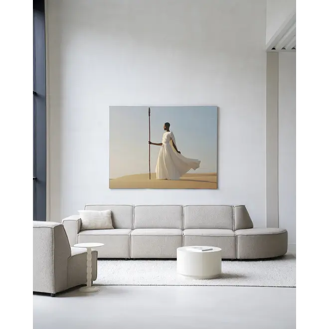 Urban Cotton Wandkleed Warrior In White