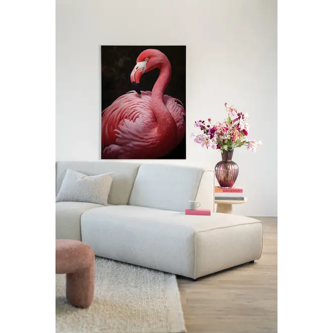 Urban Cotton Wandkleed Pink Flamingo