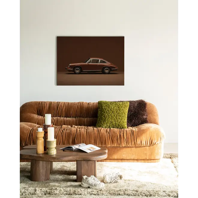 Urban Cotton Wandkleed Brown Porsche