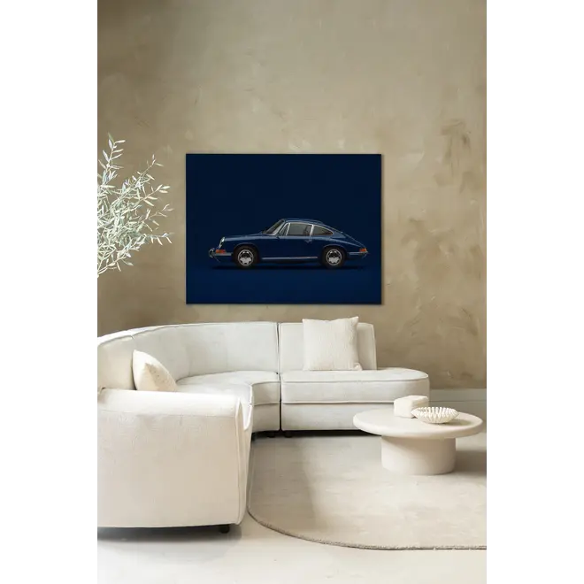 Urban Cotton Wandkleed Blue Porsche