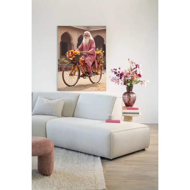 Urban Cotton Wandkleed Flower Bike