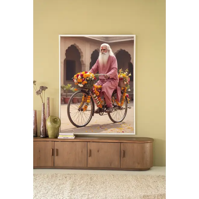 Urban Cotton Wandkleed Flower Bike
