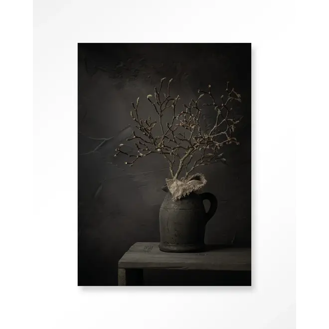 Urban Cotton Wandkleed Rustic Magnolia Branch