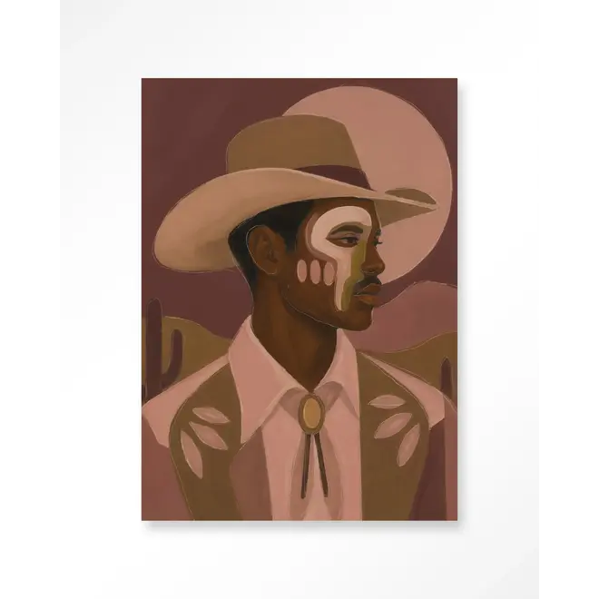 Urban Cotton Wandkleed Western Night