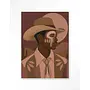 Urban Cotton Wandkleed Western Night