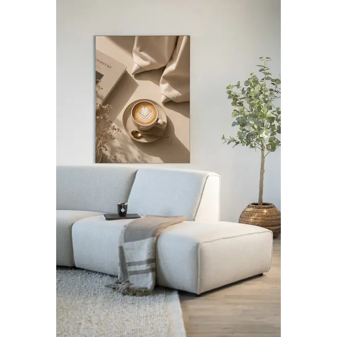 Urban Cotton Wandkleed Coffee Time Creme
