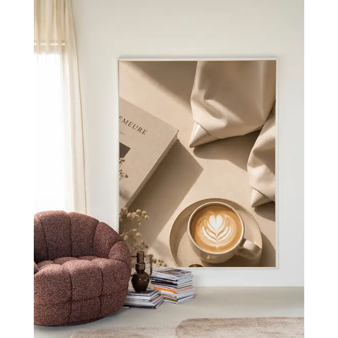 Urban Cotton Wandkleed Coffee Time Creme