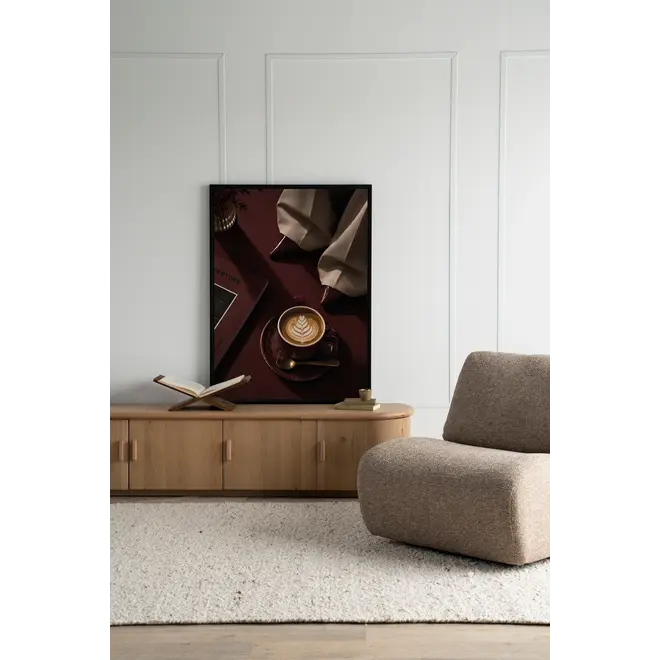 Urban Cotton Wandkleed Coffee Time Red