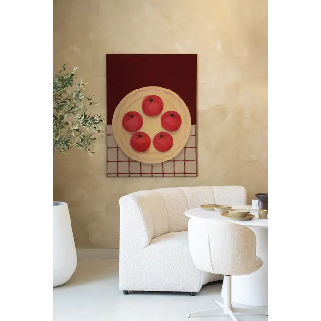 Urban Cotton Wandkleed Tomatos On A Plate