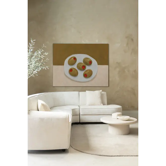 Urban Cotton Wandkleed Olives On A Plate