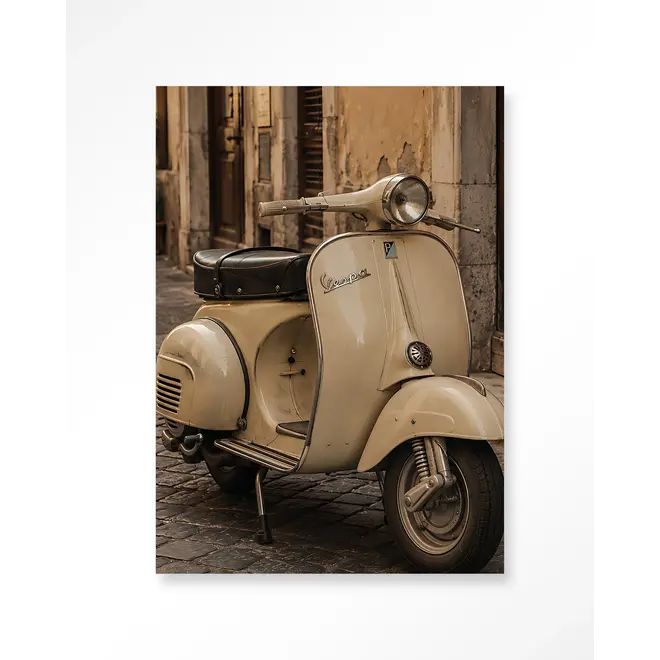 Urban Cotton Wandkleed Vespa Crema