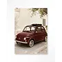 Urban Cotton Wandkleed Fiat Bambino Red