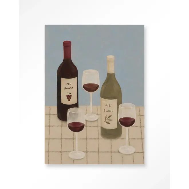 Urban Cotton Wandkleed Wine Time