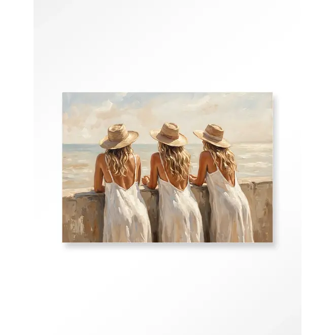 Urban Cotton Wandkleed Sunny Sisters