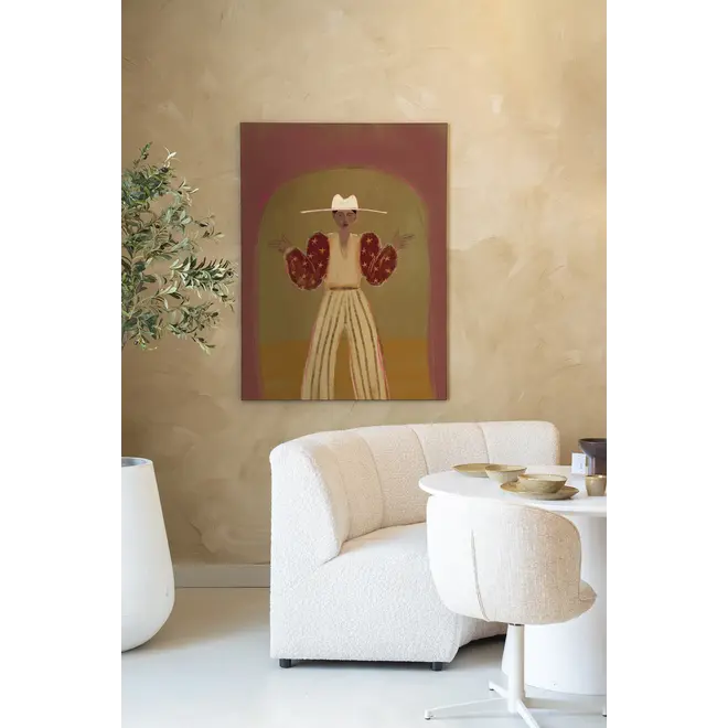 Urban Cotton Wandkleed Pieuw Pieuw Burgundy