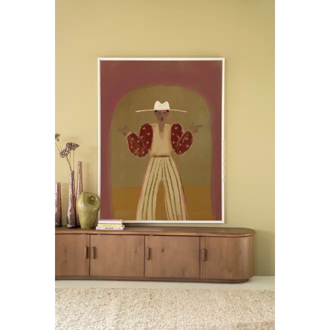 Urban Cotton Wandkleed Pieuw Pieuw Burgundy