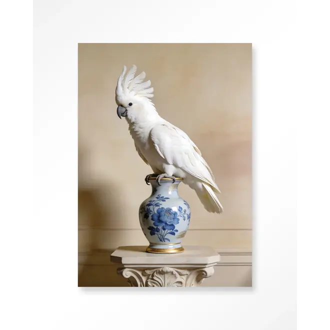 Urban Cotton Wandkleed Pearl Parrot