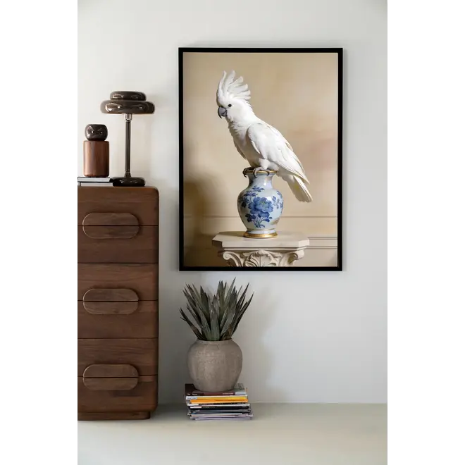 Urban Cotton Wandkleed Pearl Parrot