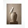 Urban Cotton Wandkleed Ivory Bird