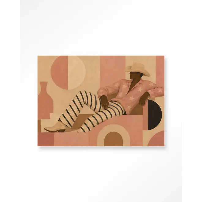 Urban Cotton Wandkleed Pink Memphis